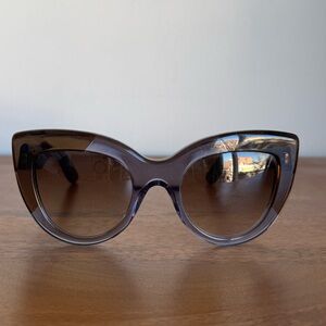 Bottega Veneta Chic Black Cat-Eye Sunglasses